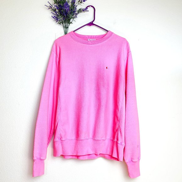 pink champion sweater